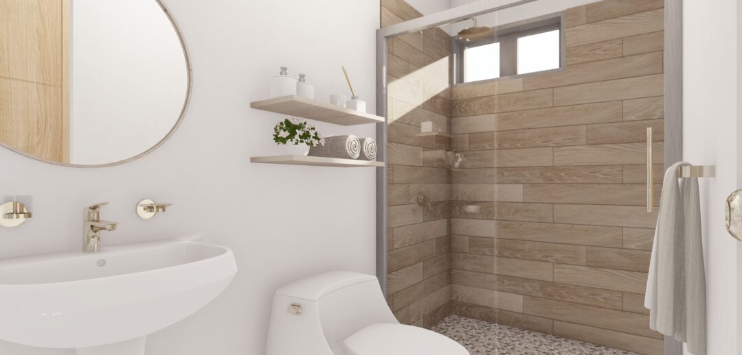 Baño principal del Departamento Costa en Mazatlán
