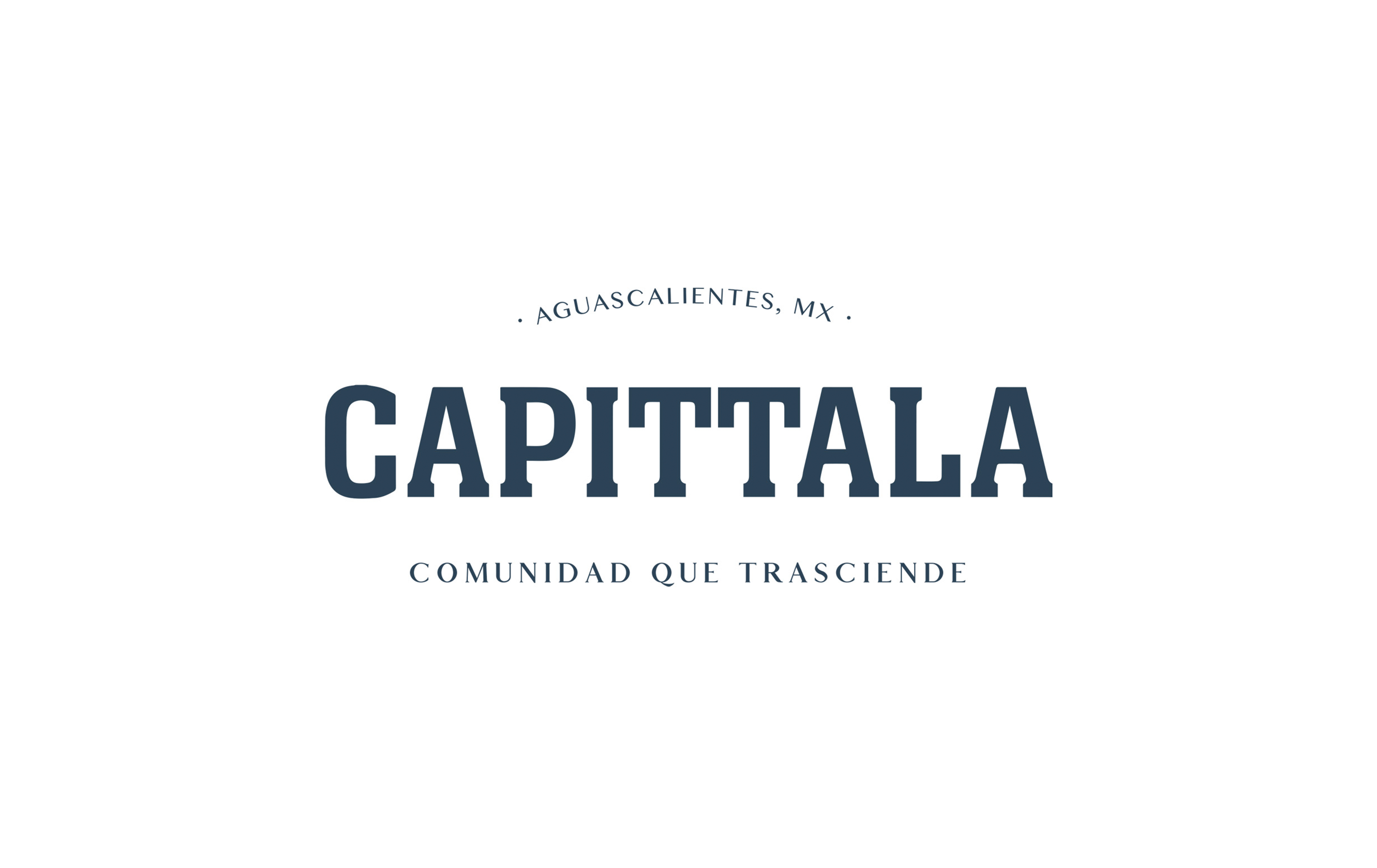 Logo de Capittala, desarrollo inmobiliario con casas y departamentos en Aguascalientes