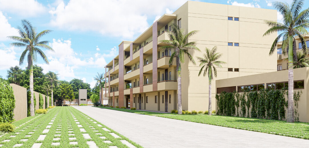 Vista panorámica de Oceanna Mazatlán, un exclusivo desarrollo de departamentos frente al mar en Mazatlán.