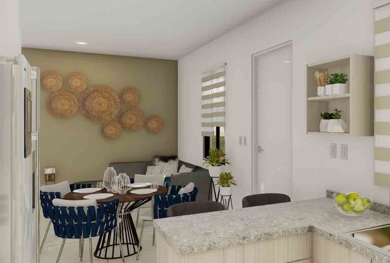 Imagen de la cocina equipada del departamento Nimbus en venta