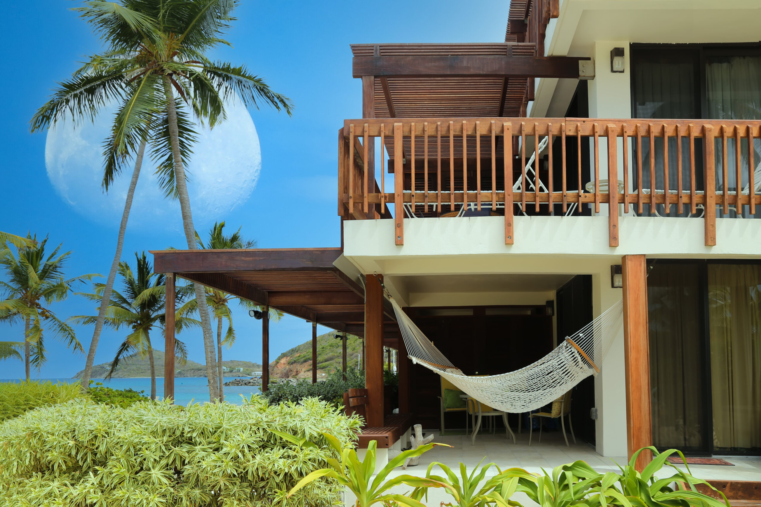 Imagen de una casa en un lugar costero/bahía