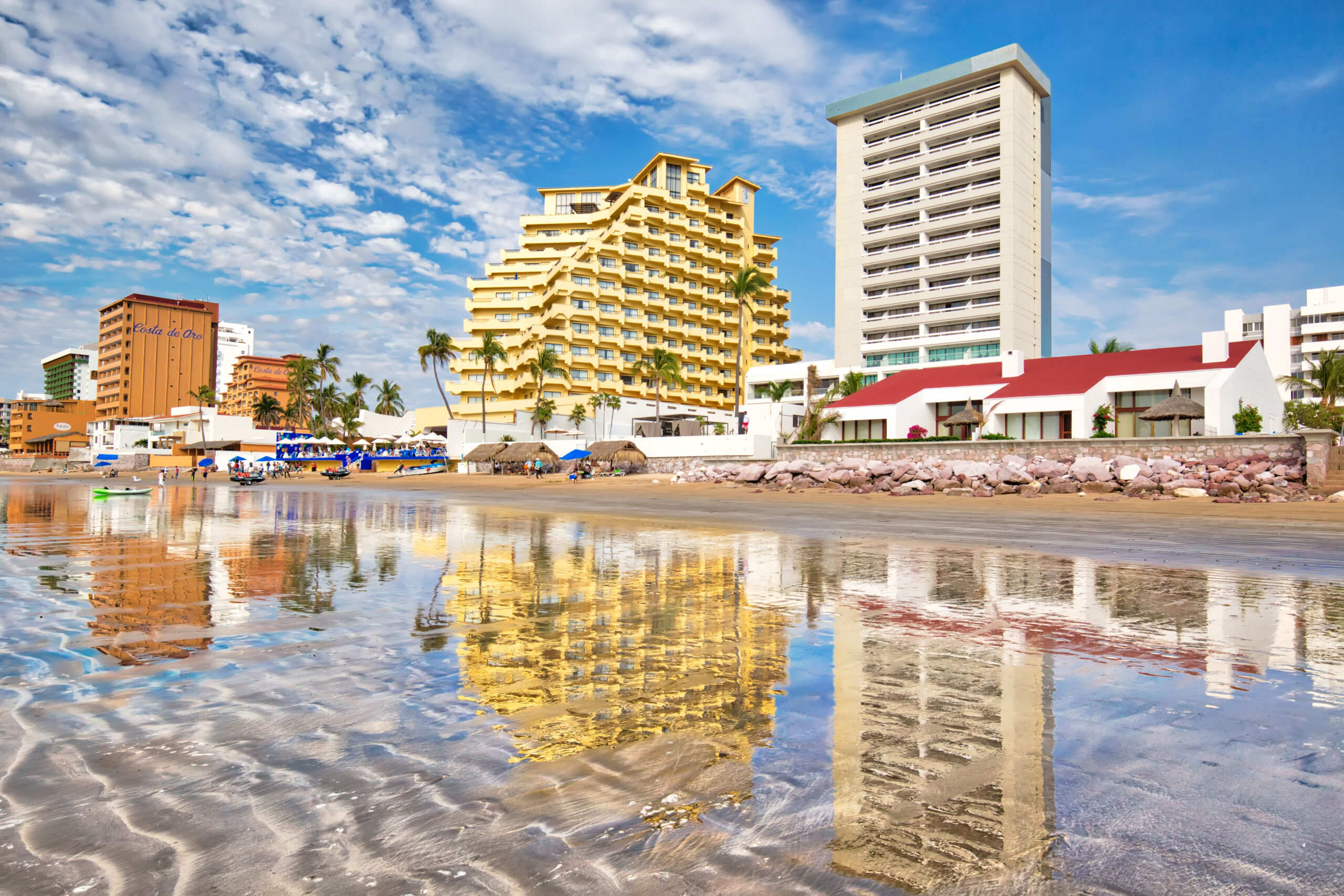 Imagen de la Zona dorada de Mazatlán