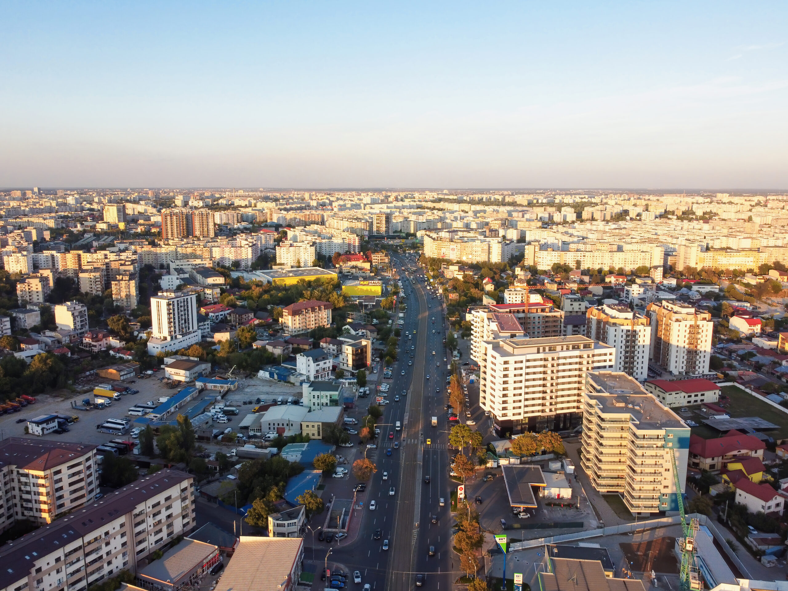 Zona urbana en la ciudad de León