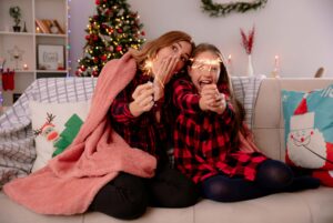 Disfrutando la navidad en familia