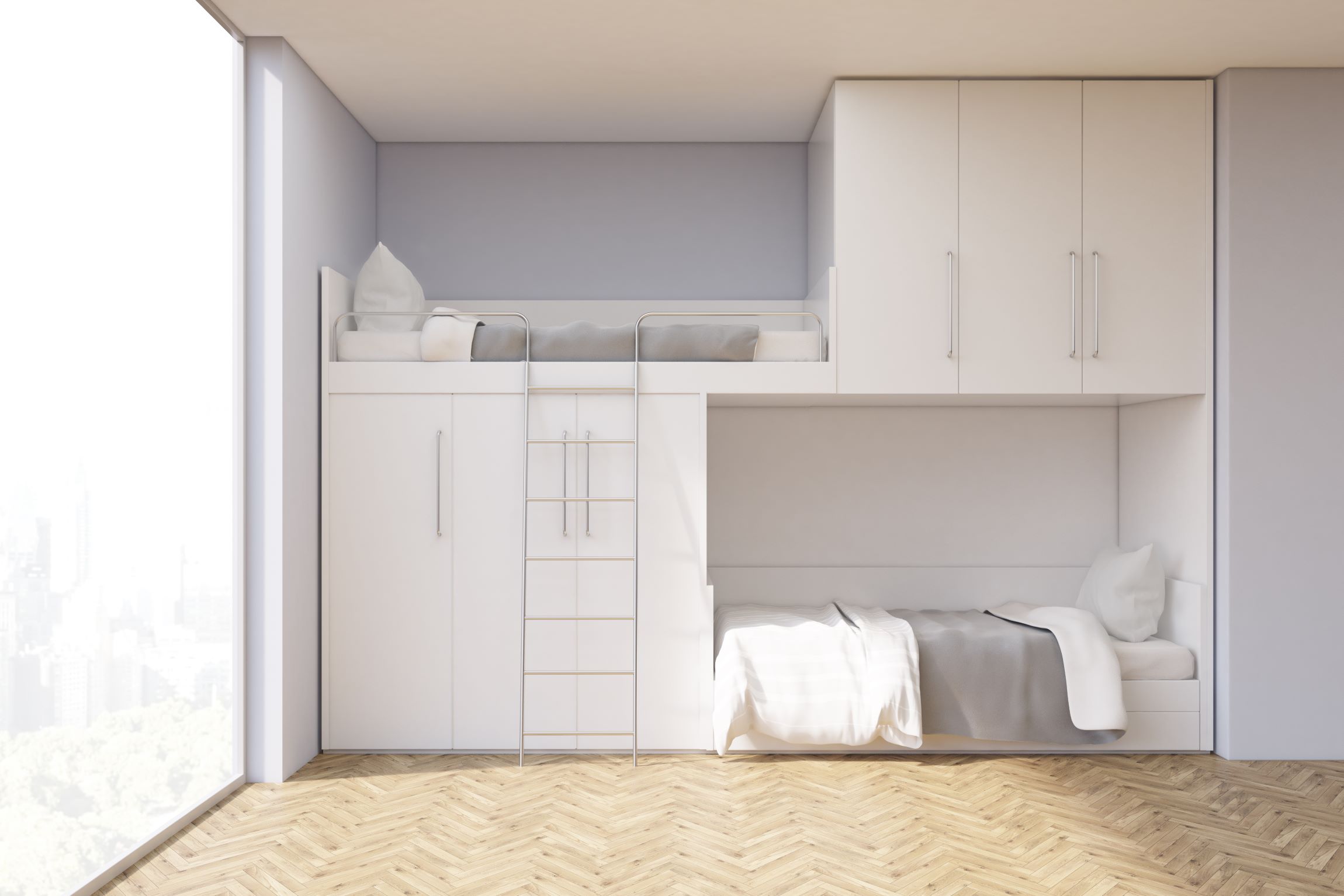 Optimización del espacio con una cama elevada