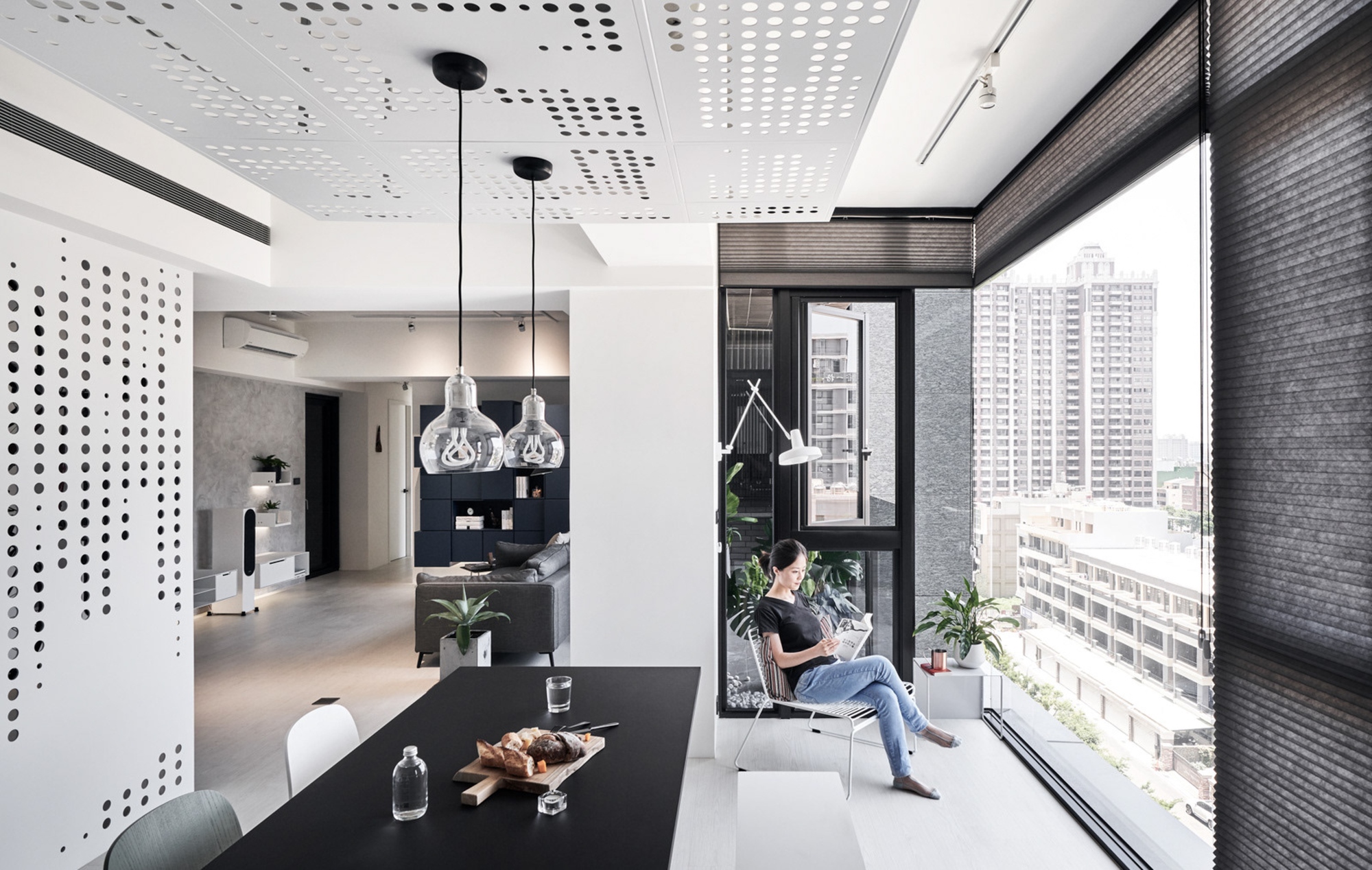 Apartamento de lujo minimalista