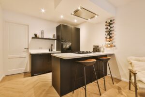 Cocina moderna atemporal colores neutro