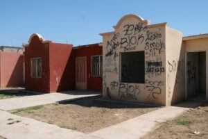 Casas en dearrollos inmobiliarios vandalizadas por falta de atención de los propietarios